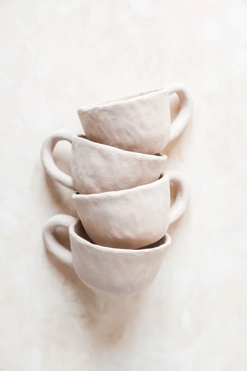 Conjunto de quatro xícaras